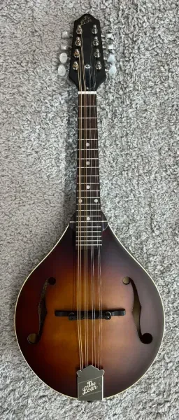 The Loar Model LM-110-BRB Honey Creek Hand-Carved A-Style Mandolin in Brownburst