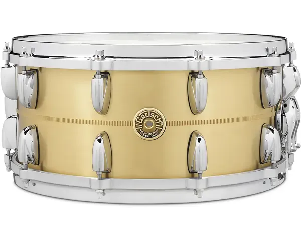 Малый барабан Gretsch USA Custom Brass 14x6.5 Brushed