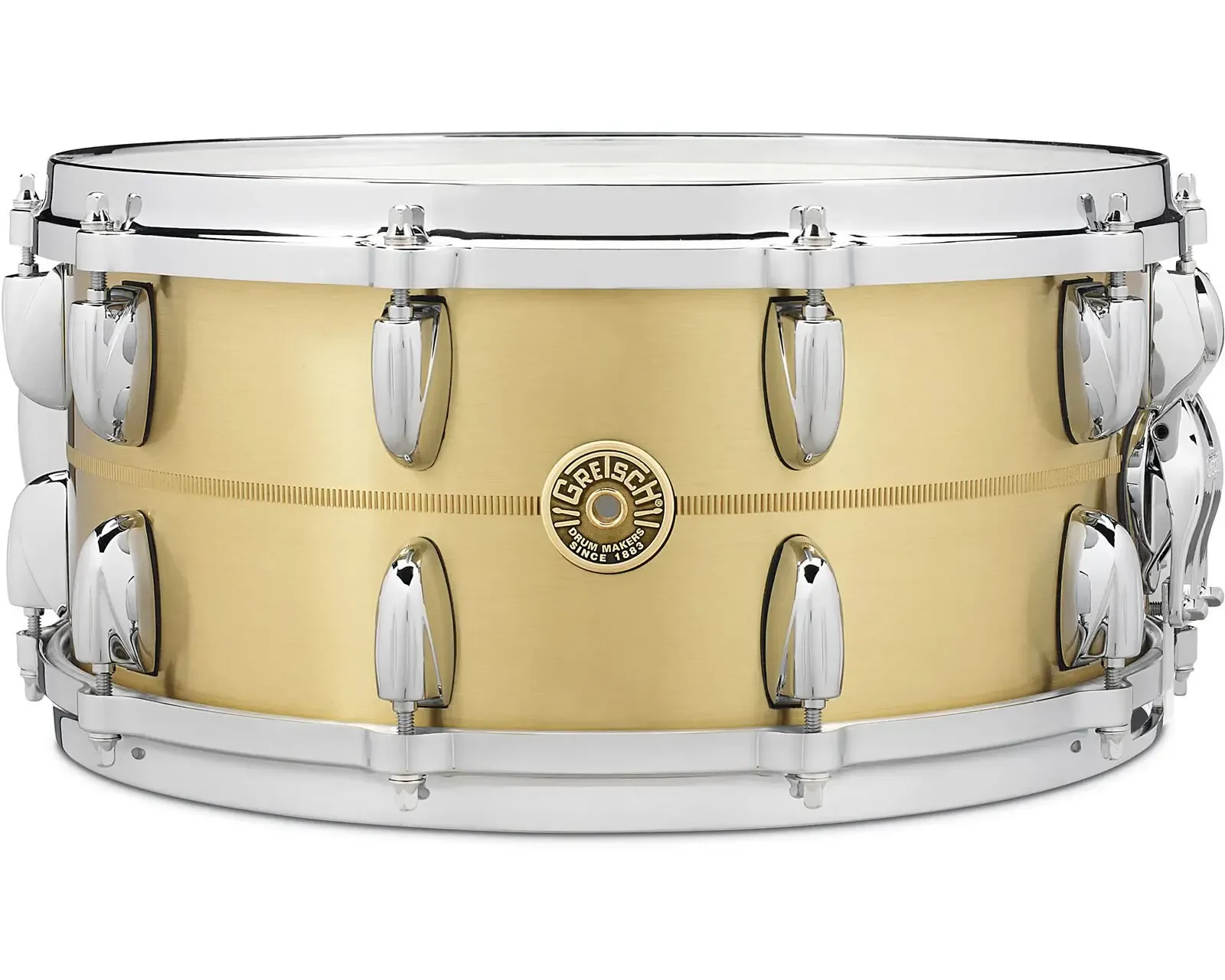 Малый барабан Gretsch USA Custom Brass 14x6.5 Brushed