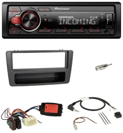 Автомагнитола Pioneer для Honda Civic 2001–2003 Bluetooth, USB, DAB, черная