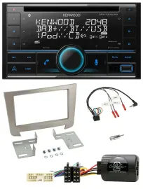 Автомагнитола Kenwood 2 DIN, CD, DAB, USB, Bluetooth, поддержка кнопок на руле, для SsangYong Rexton