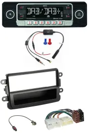 Автомагнитола Dietz MP3 DAB Bluetooth USB для Dacia Lodgy/Duster/Dokker/Sandero черный