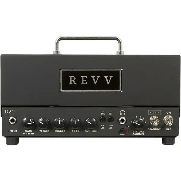 Ламповый усилитель для электрогитары Revv Amplification D20 20W Tube Guitar Amp Head Black