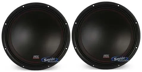 MTX 3510-02 10" Single 2 Ohm 35 Series Car Subwoofers