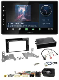 Kenwood Lenkrad Bluetooth USB DAB Autoradio für Toyota Aygo ab 2022 AB7 Klavierl