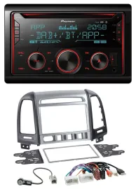 Pioneer 2DIN DAB MP3 Bluetooth USB CD Autoradio für Hyundai Santa Fe AUX USB 4 S