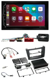 ESX 2DIN DAB USB Lenkrad Bluetooth Autoradio für Mazda 3 09-13 Can-Bus