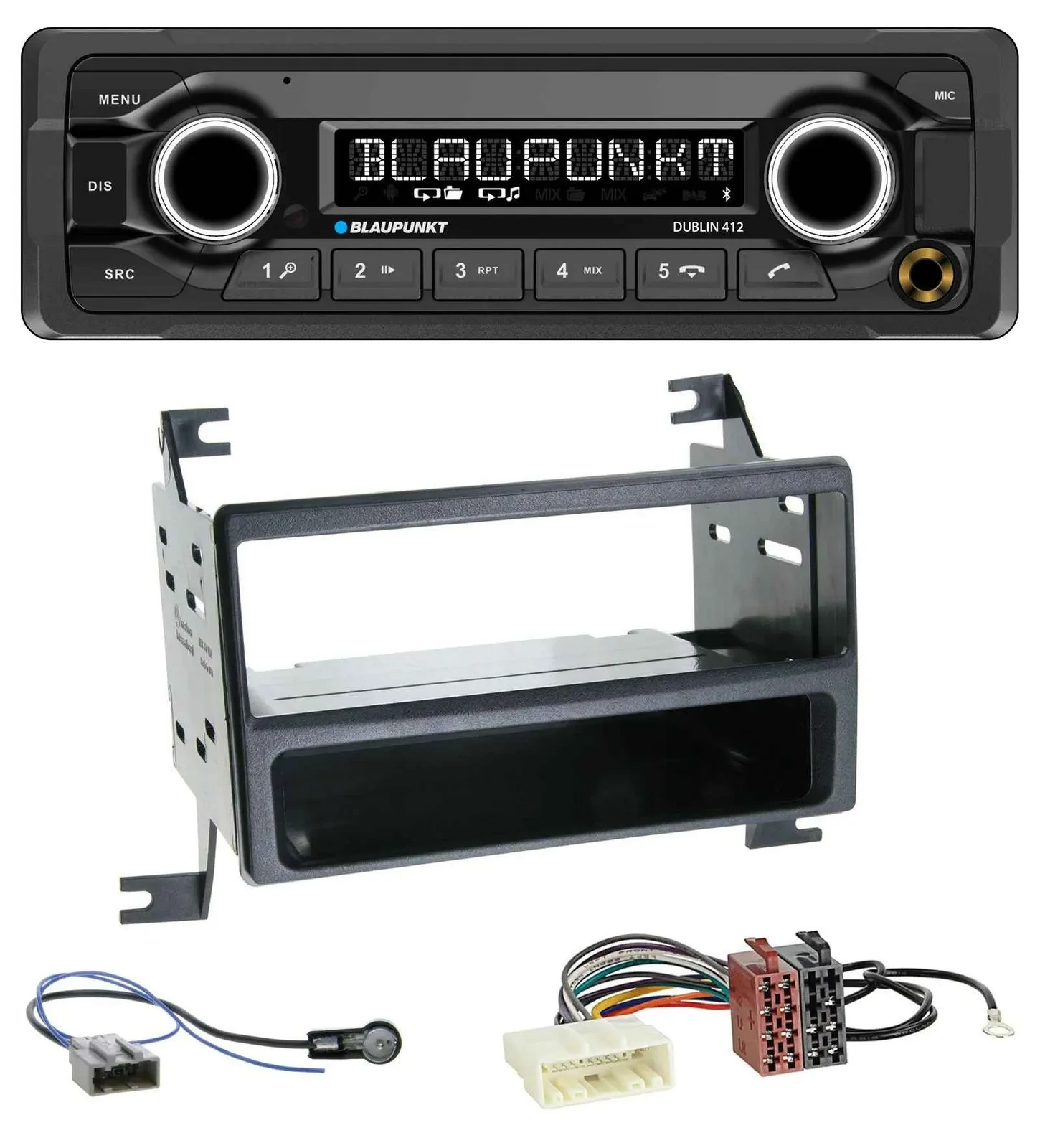 Автомагнитола для Nissan Juke (J15, 2010–2014) Blaupunkt MP3, Bluetooth, USB, AUX