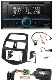 Автомагнитола Kenwood 2-DIN CD DAB USB Bluetooth для Chevrolet Spark KLM 2012