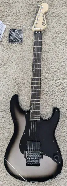 Charvel Phil Sgrosso Signature Pro-Mod So-Cal Style 1 H FR E, Ebony, Silverburst