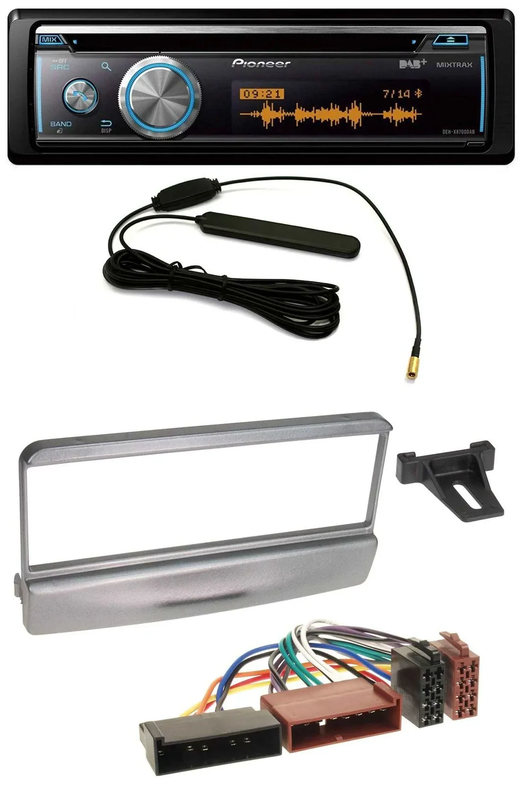 Pioneer CD USB Bluetooth DAB MP3 Autoradio für Ford Cougar Fiesta Escort Focus 9