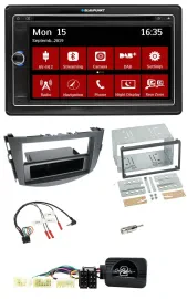 Blaupunkt TMC USB Lenkrad Bluetooth DAB 2DIN Navigation für Toyota RAV 4 2006-20