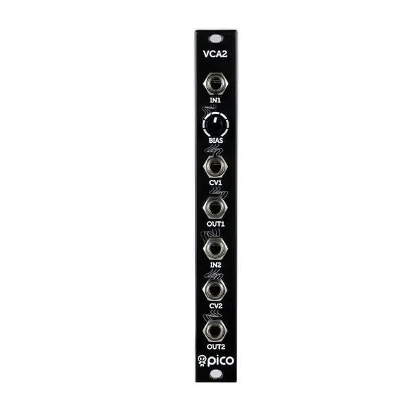 Модульный студийный синтезатор Erica Synths Pico VCA2 Compact Voltage Controlled Amplifier Eurorack Module