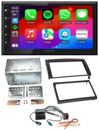 Kenwood MP3 USB DAB 2DIN Bluetooth Autoradio für Skoda Fabia 6Y Facelift 2004-20