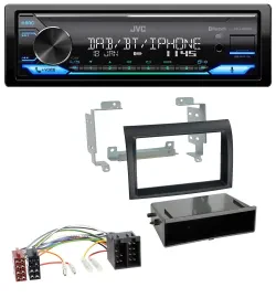 JVC Bluetooth DAB USB MP3 Autoradio für Fiat Ducato (2006-2010) schwarz