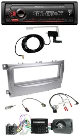 Автомагнитола для Ford S-Max/Mondeo (2007–2014) Pioneer DAB, USB, Bluetooth, поддержка кнопок на руле, CAN-Bus