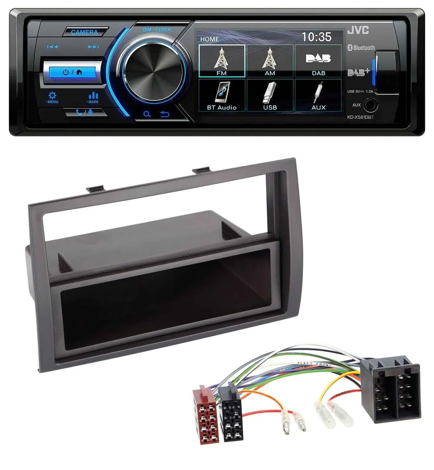 JVC Bluetooth MP3 USB DAB Autoradio für Citroen Jumper Peugeot Boxer Fiat Ducato