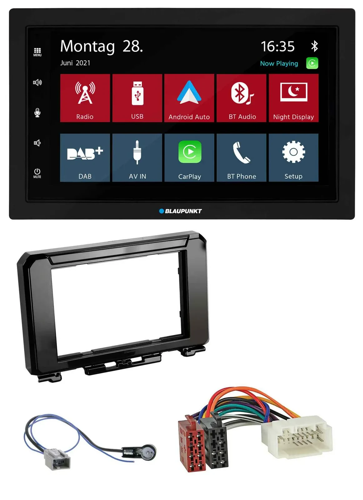 Blaupunkt MP3 Bluetooth DAB 2DIN USB Autoradio für Suzuki Jimmny GJ ab 2018
