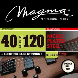 Струны для 5-струнной бас-гитары 40-120 Magma Strings BE145NDB
