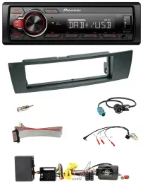 Pioneer MP3 1DIN DAB USB Lenkrad Autoradio für BMW 1er E87 2004-2013 Aktiv