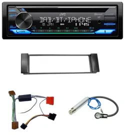 JVC Bluetooth MP3 USB DAB CD Autoradio für Audi A3 8L 00-03 A6 C5 00-04 Aktivsys