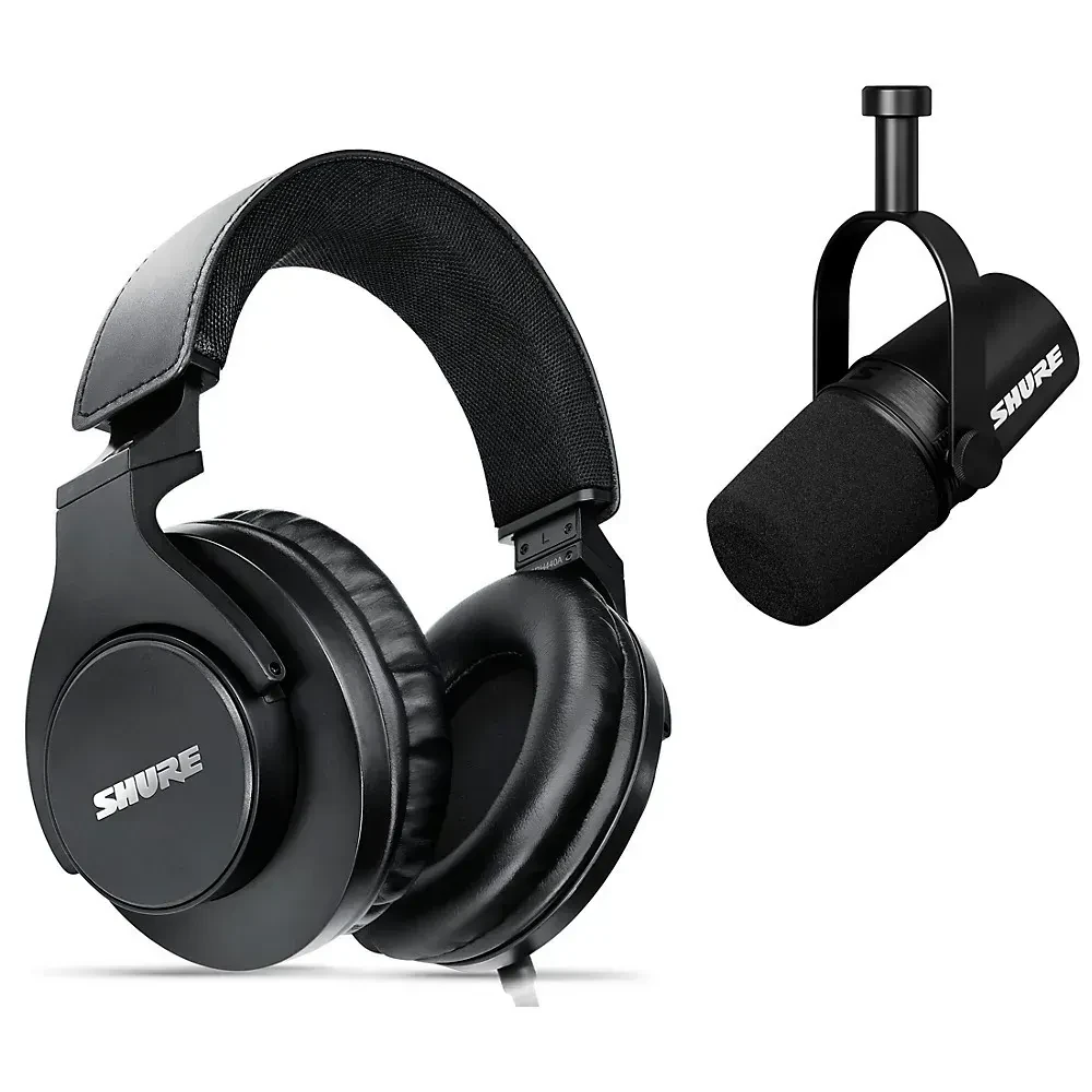 Комплект для подкастов Shure MV7X + SRH440A Recording Bundle