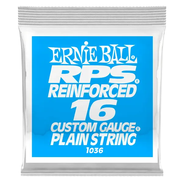 Струна для акустической и электрогитары Ernie Ball P01036, сталь, калибр 16