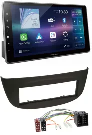 Автомагнитола Pioneer Bluetooth USB DAB MP3 для Renault Twingo (2007–2012), черная