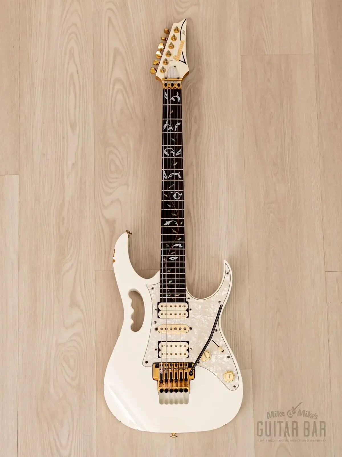 Электрогитара Ibanez J Craft JEM7V Steve Vai Signature HSH White w/case Japan 2005
