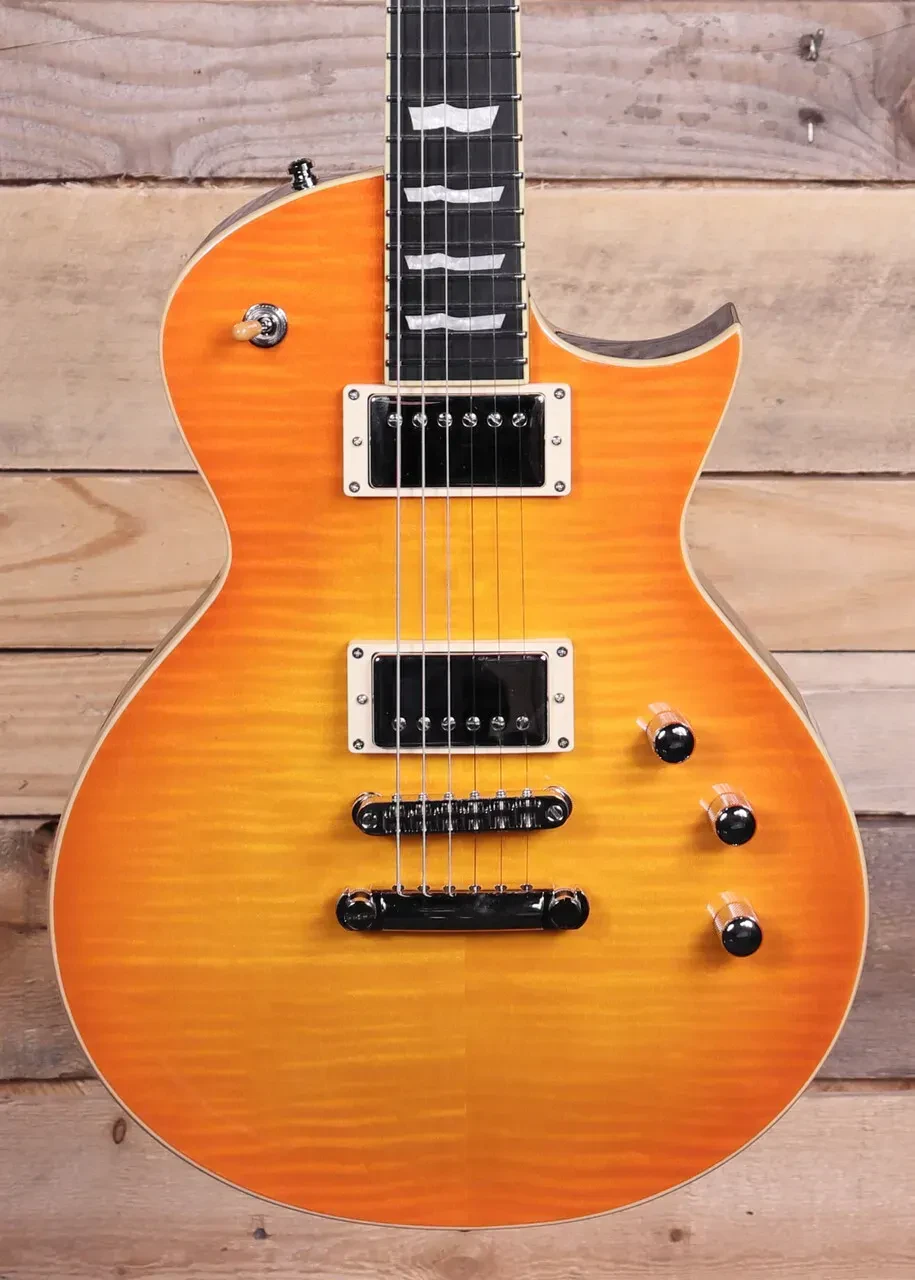 Электрогитара ESP E-II Eclipse Full Thickness Vintage Honey Burst с кейсом