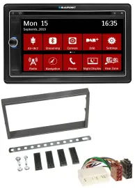 Blaupunkt Bluetooth DAB 2DIN USB DVD MP3 Autoradio für SSangYong Kyron ab 2005
