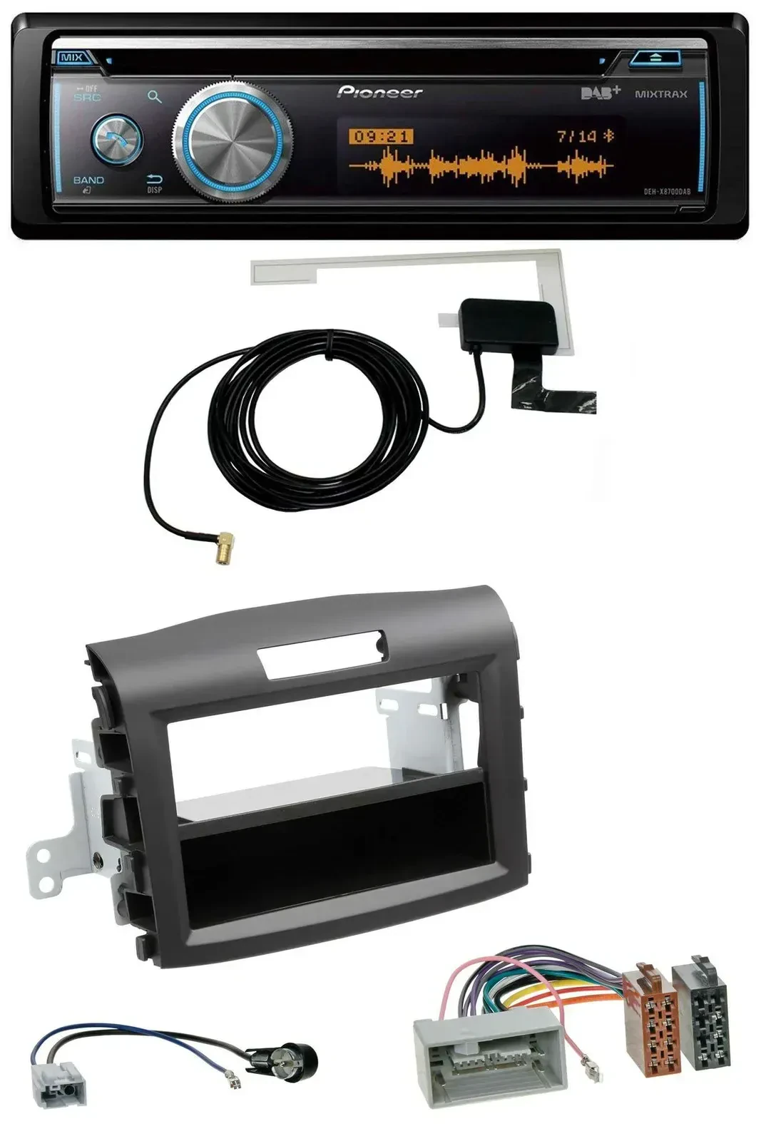 Автомагнитола для Honda CR‑V (с 2013) Pioneer Bluetooth, DAB, CD/MP3, USB