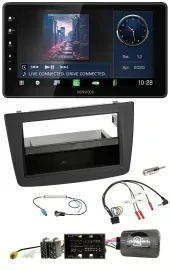 Kenwood Lenkrad Bluetooth USB DAB Autoradio für Alfa Mito 955 2014-2018 schwarz