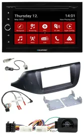 Blaupunkt Lenkrad DVD Bluetooth DAB 2DIN USB Autoradio für Kia Ceed ab 2012 schw