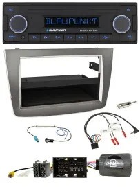 Blaupunkt DAB USB Bluetooth Lenkrad Autoradio für Alfa Mito 2014-2018 955 silber