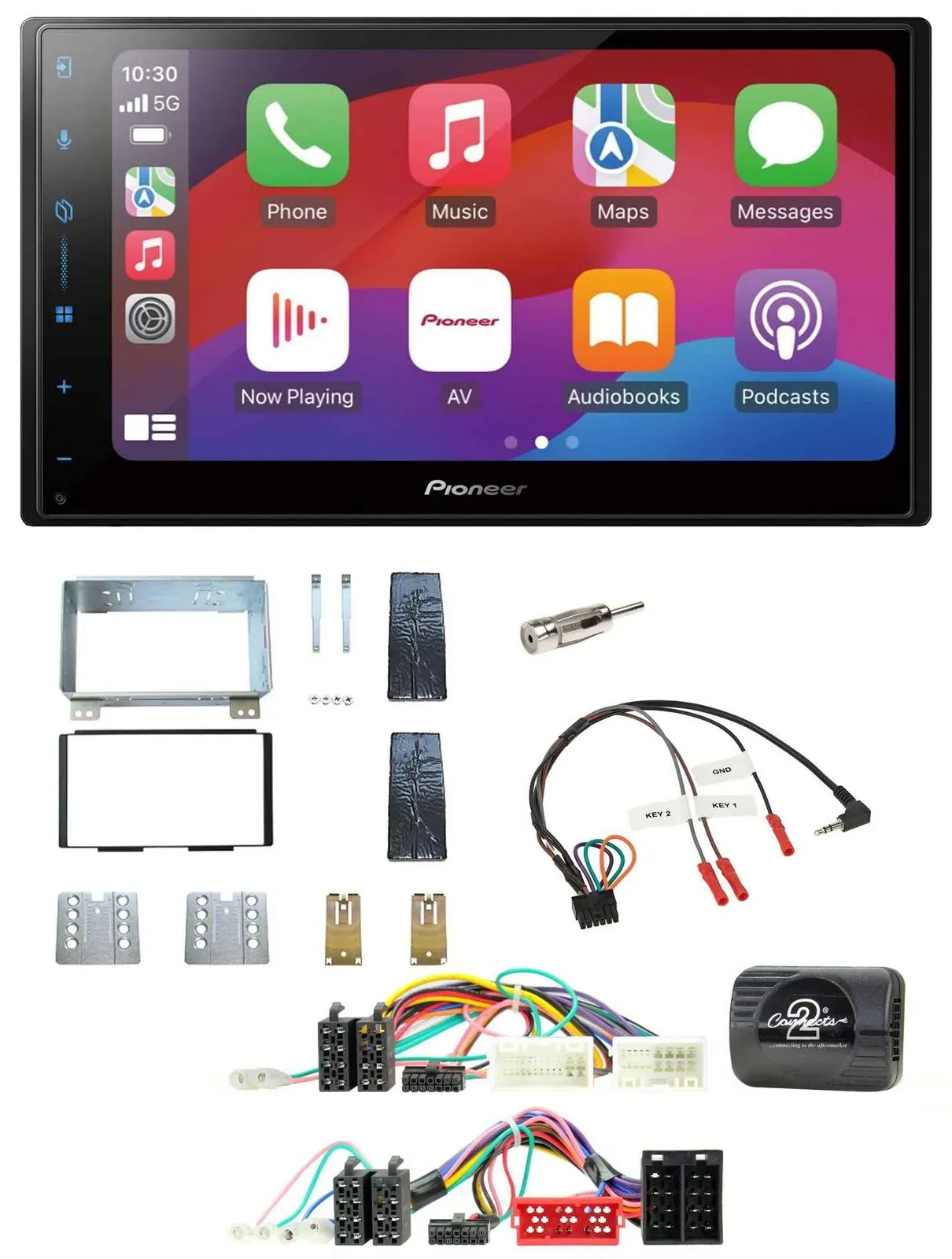 Pioneer DAB USB Lenkrad Bluetooth 2DIN Autoradio für KIA Carnival II VQ 2006-201