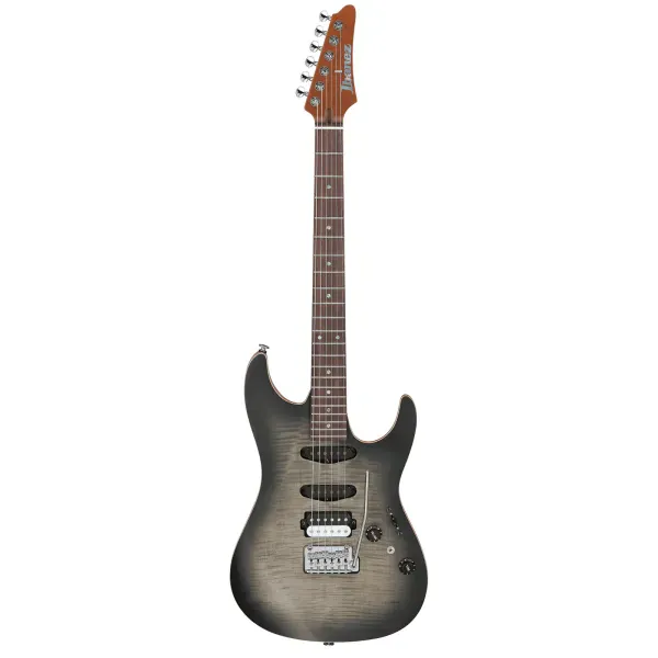 Электрогитара Ibanez TQM2 Tom Quayle Signature Charcoal Black Burst Flat