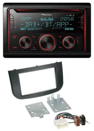 Pioneer 2DIN DAB MP3 Bluetooth USB CD Autoradio für Mitsubishi Colt 2008-2012