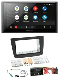 Pioneer USB 2DIN DAB MP3 Bluetooth Autoradio für Alfa Romeo Mito 955 ab 14 schwa