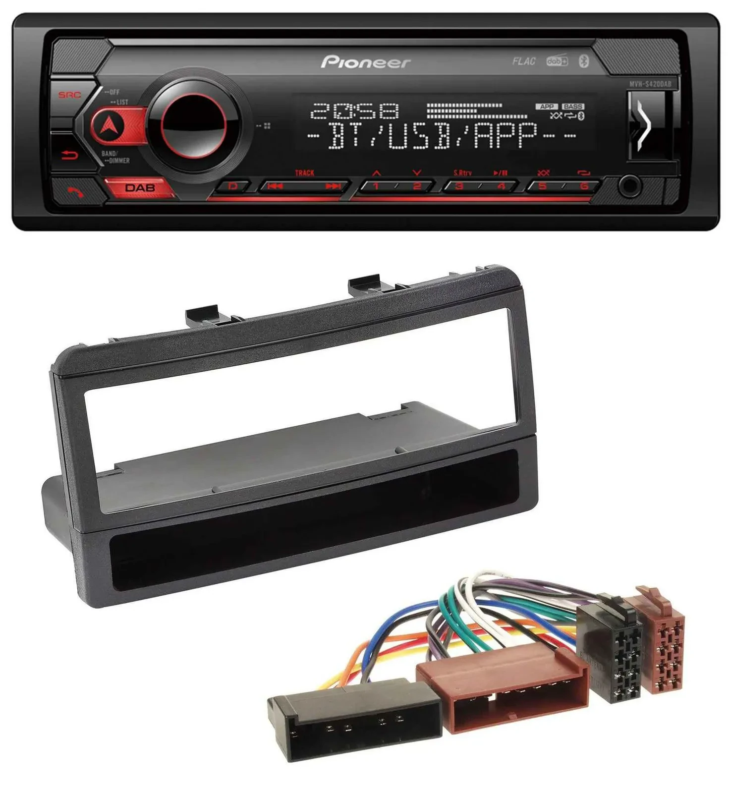 Автомагнитола Pioneer MP3 USB DAB Bluetooth для Ford Mondeo 1996–2002, Puma, Transit