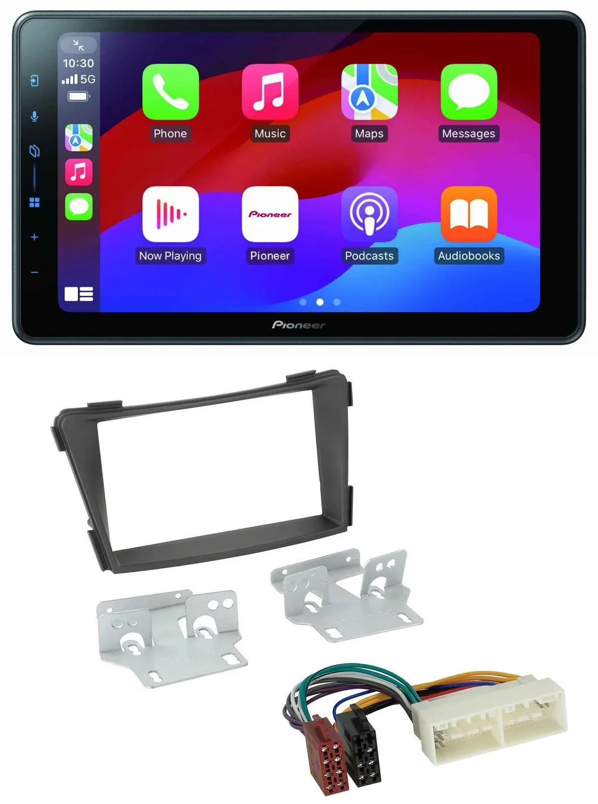 Pioneer Bluetooth 2DIN USB MP3 DAB Autoradio für Hyundai i40 Typ VF ab 2016 schw