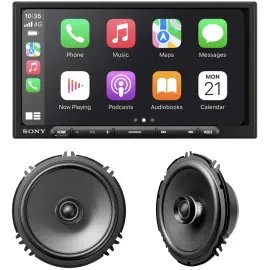 Sony XAV-AX4000 with XS160GS 6.95" Multimedia Receiver with 6.5" Speakers