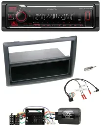 Kenwood Lenkrad Bluetooth USB DAB Autoradio für Renault Megane 2009-2012