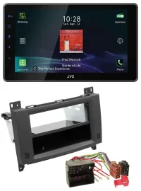 JVC DAB MP3 Bluetooth USB Autoradio für Mercedes A- B-Klasse Vito rubbertouch-sc