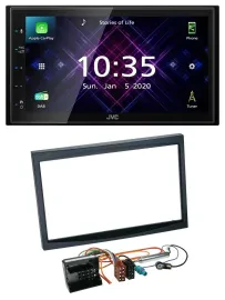 JVC DAB 2DIN MP3 Bluetooth USB Autoradio für Citroen C3 C2 Berlingo Jumpy schwar