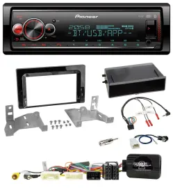 Pioneer Bluetooth USB Lenkrad DAB Autoradio für Toyota Aygo ab 2022 AB7 Klavierl