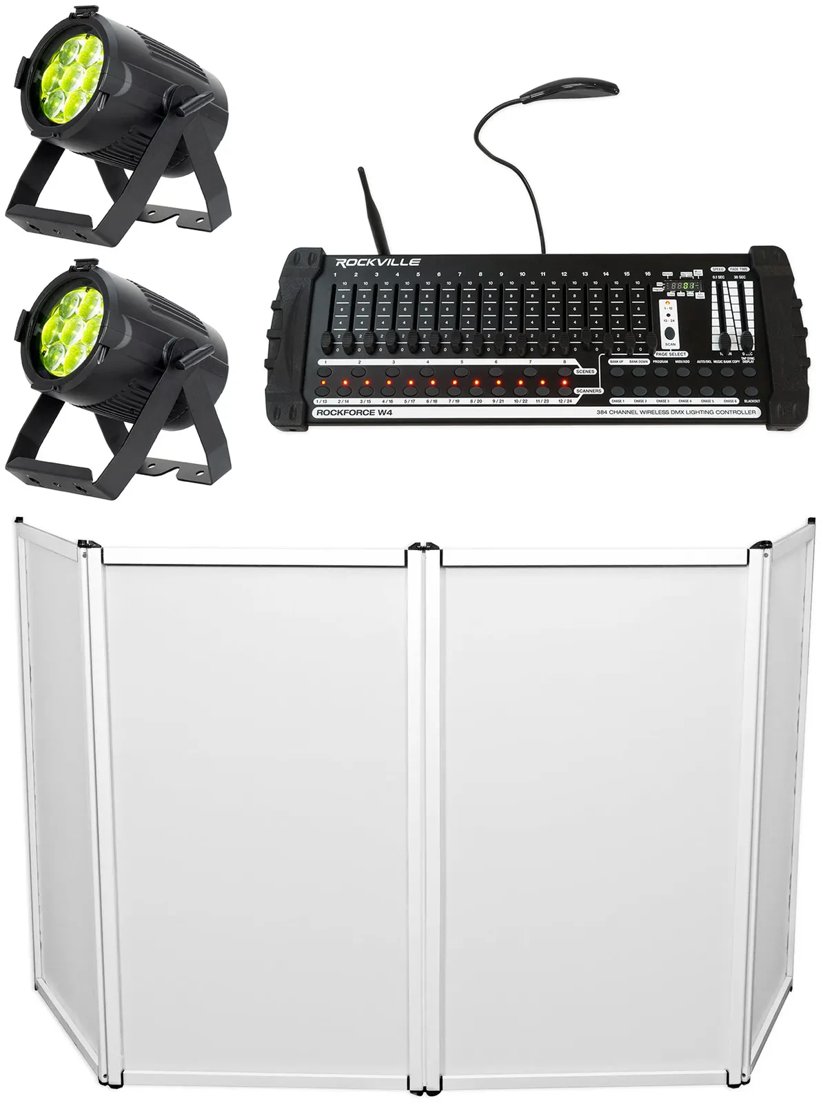 Светодиодный прибор American DJ Encore Z7 LP LED с DMX-пультом и фасадом (пара)