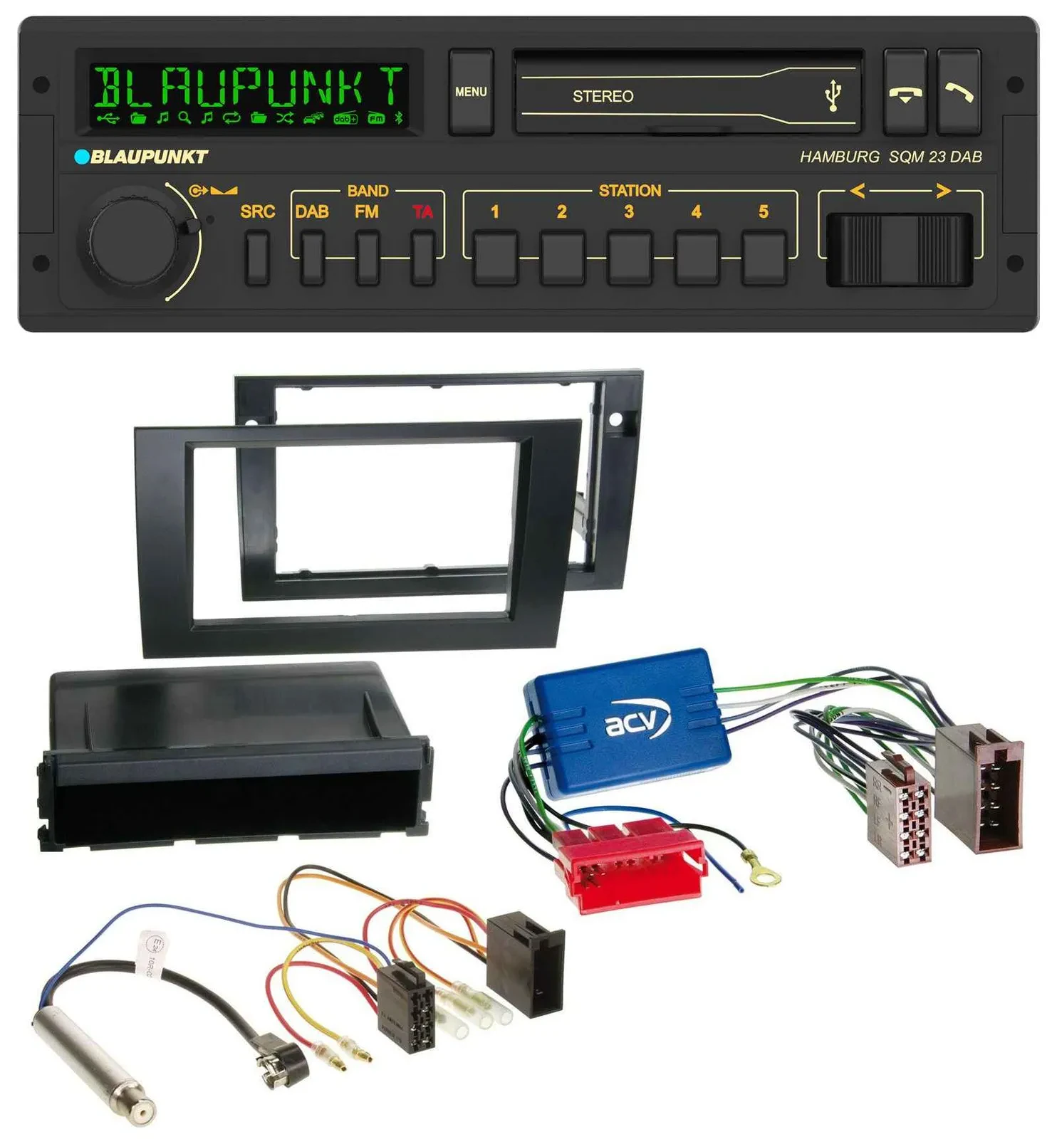 Blaupunkt USB DAB Bluetooth MP3 Autoradio für Audi A4 B6 B7 01-08 Symphony Aktiv