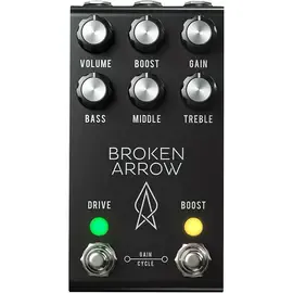 Педаль эффектов для электрогитары Jackson Audio Broken Arrow v2 Overdrive Effects Pedal Black