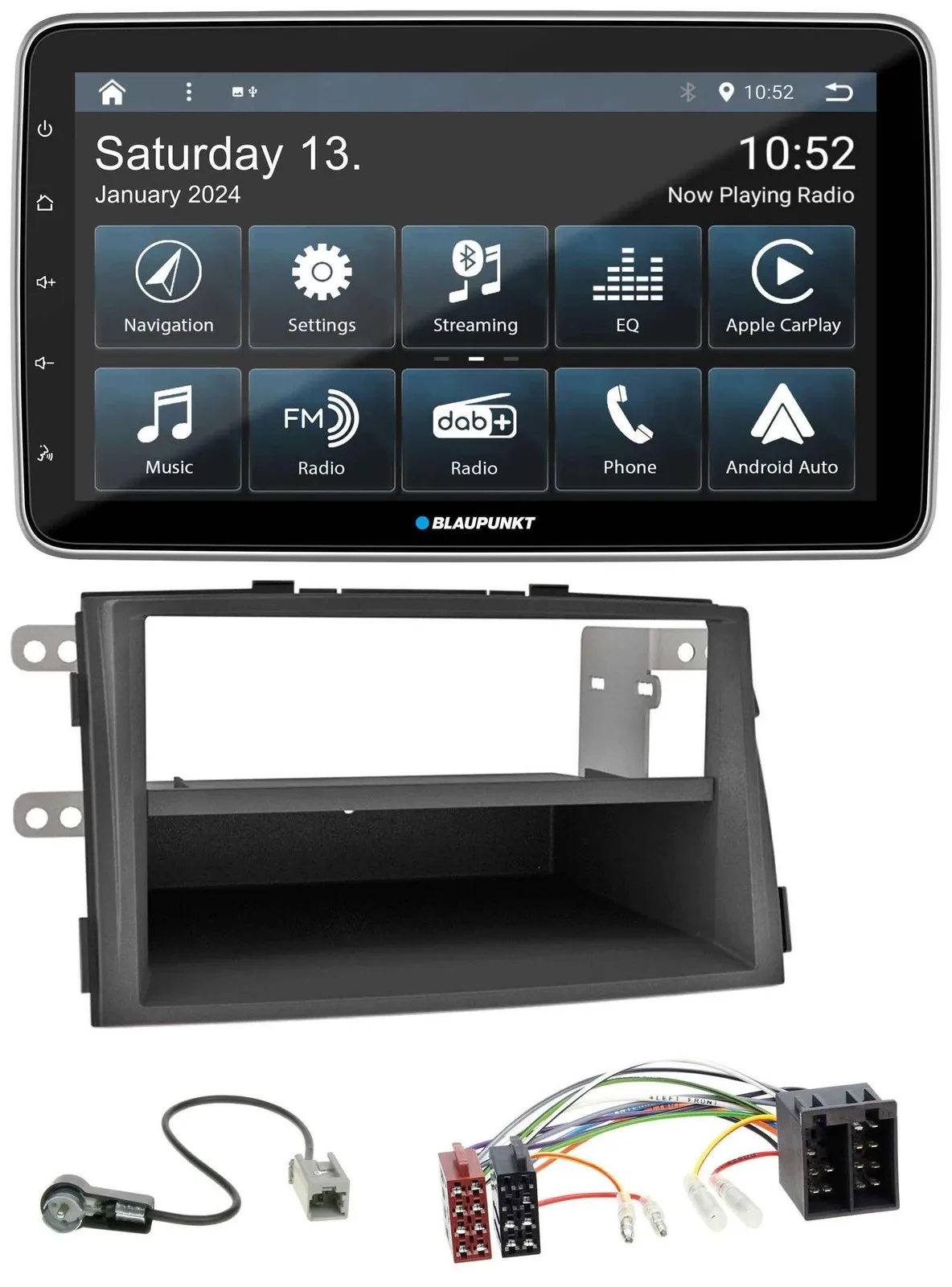 Blaupunkt USB DAB SD MP3 Bluetooth Autoradio für Kia Sorento II (XM, 2009-2012)